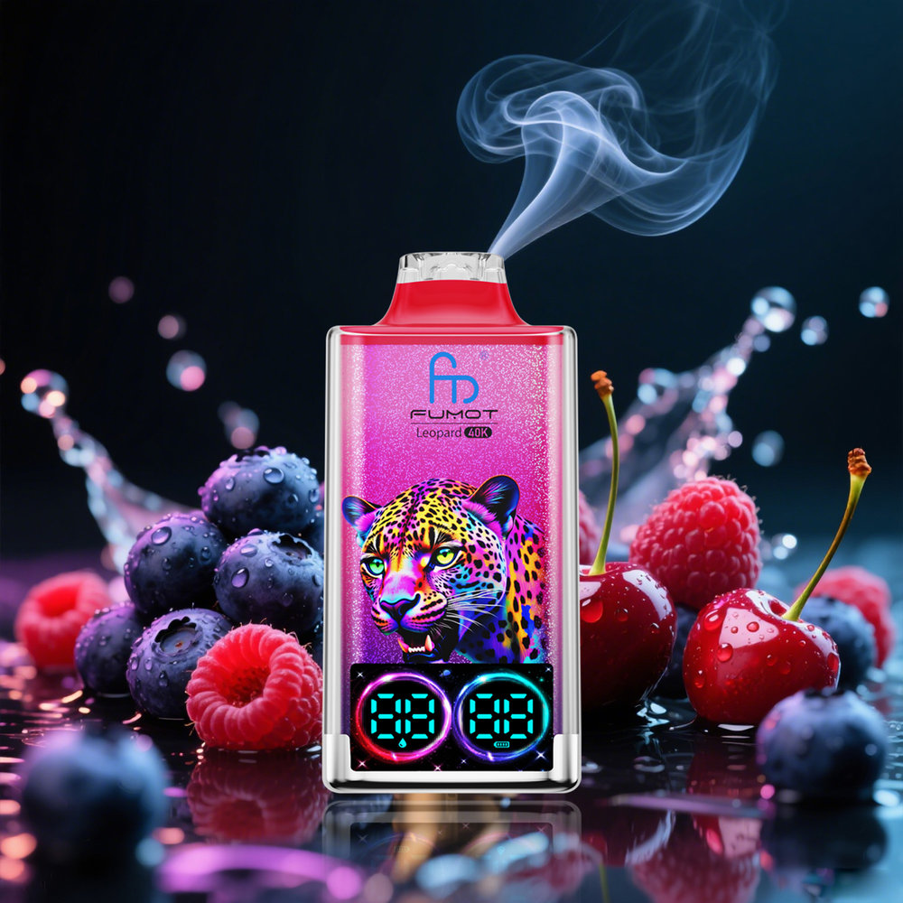 Fumot 40k Blue Razz Cherry