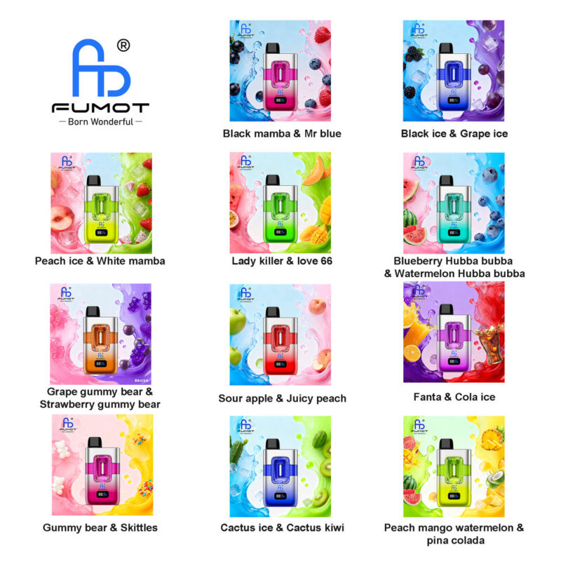 Fumot Eco 2in1 50k Mixed Berries & Blue Razz Lemonade