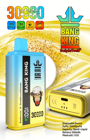 Bang King 30k Vape Blueberry Ice Strawberry Banana E Zigaretten Shop