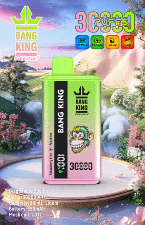 Bang King 30k Vape Strawberry Kiwi Peach Ice E Zigaretten Shop